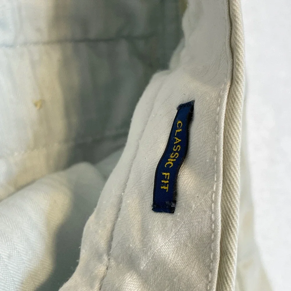 Polo Ralph Lauren Mens Classic Fit Chino Pants Tan Khaki Cotton 40x32 AM55